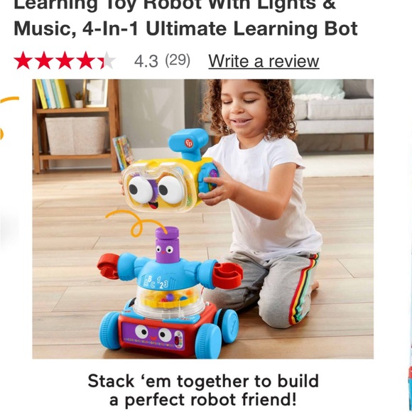 Fisher Price learning bot ages 6m-5y - Picture 5 of 7